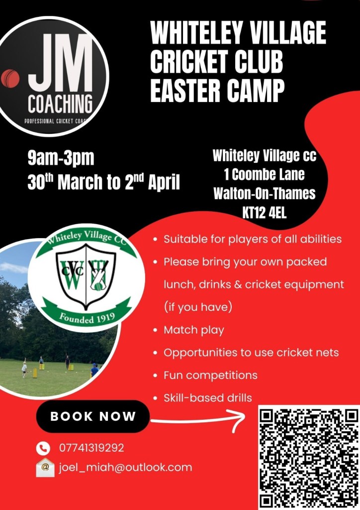 JM Coaching - Easter Cricket Camp 2026
